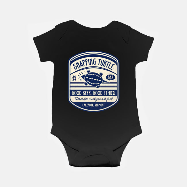 Snapping Turtle Emblem-Baby-Basic-Onesie-LAGELANTEE