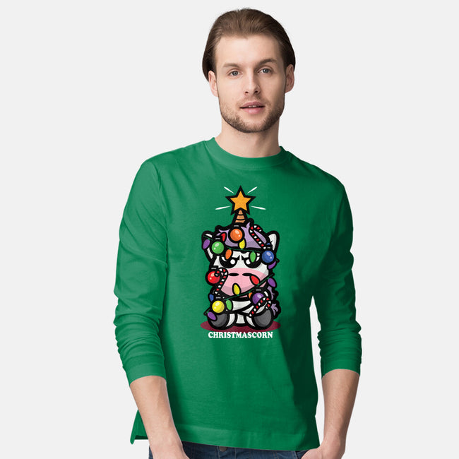 Christmascorn-Mens-Long Sleeved-Tee-jrberger