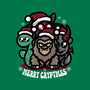 Merry Cryptmas-Womens-Fitted-Tee-jrberger