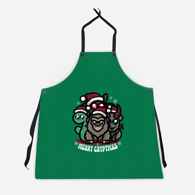 Merry Cryptmas-Unisex-Kitchen-Apron-jrberger