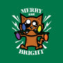 Merry And Bright Cat-Mens-Long Sleeved-Tee-jrberger