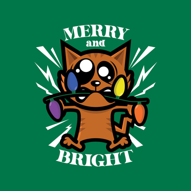 Merry And Bright Cat-None-Fleece-Blanket-jrberger