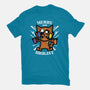 Merry And Bright Cat-Unisex-Basic-Tee-jrberger