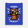 Merry And Bright Cat-None-Matte-Poster-jrberger