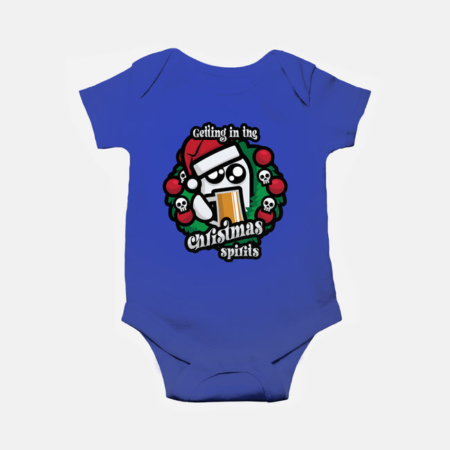 Getting In The Christmas Spirits-Baby-Basic-Onesie-jrberger