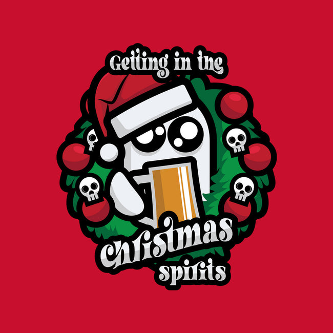 Getting In The Christmas Spirits-Unisex-Basic-Tee-jrberger