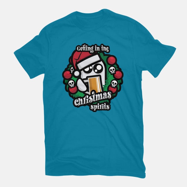 Getting In The Christmas Spirits-Mens-Premium-Tee-jrberger