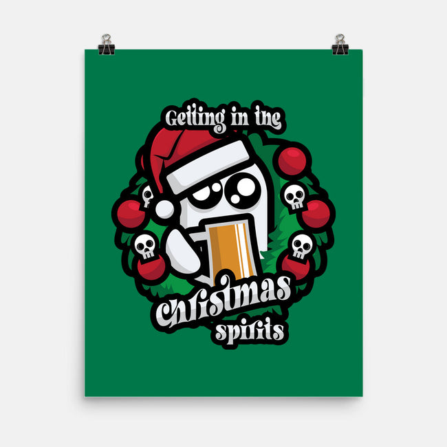 Getting In The Christmas Spirits-None-Matte-Poster-jrberger