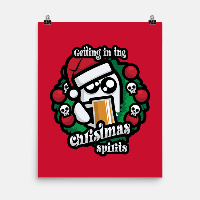 Getting In The Christmas Spirits-None-Matte-Poster-jrberger