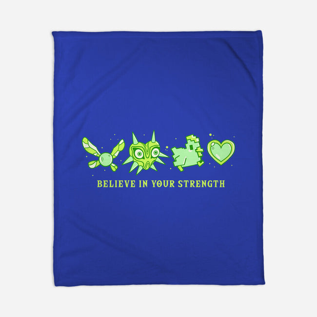 Believe In Your Strength-None-Fleece-Blanket-yumie