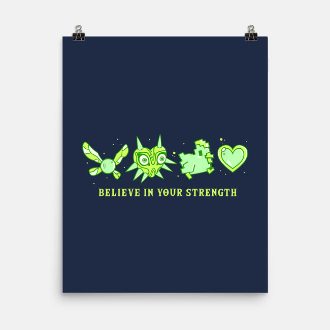 Believe In Your Strength-None-Matte-Poster-yumie