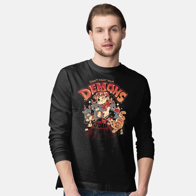 Don't Fight-Mens-Long Sleeved-Tee-yumie