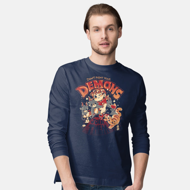 Don't Fight-Mens-Long Sleeved-Tee-yumie