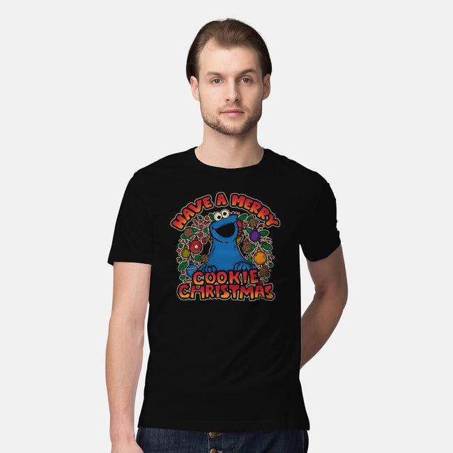 Merry Cookie Christmas-Mens-Premium-Tee-turborat14