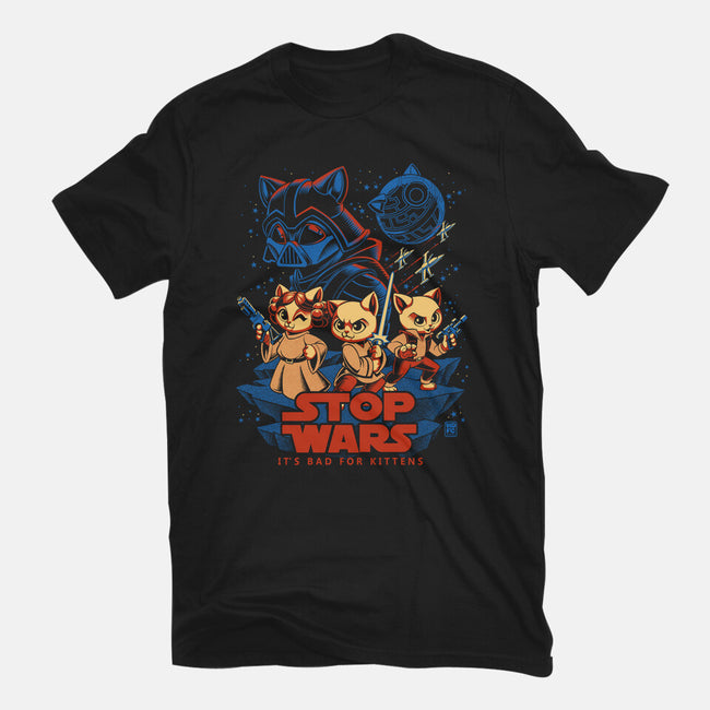 Wars Are Bad For Kittens-Mens-Basic-Tee-worlddominationforcats