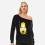 La Miedosa-Womens-Off Shoulder-Sweatshirt-Jackson Lester