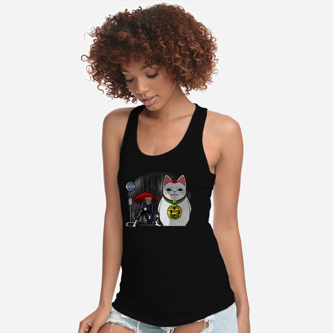 My Neighbor Yokai-Womens-Racerback-Tank-Andriu