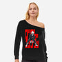 Occult Hero-Womens-Off Shoulder-Sweatshirt-Andriu