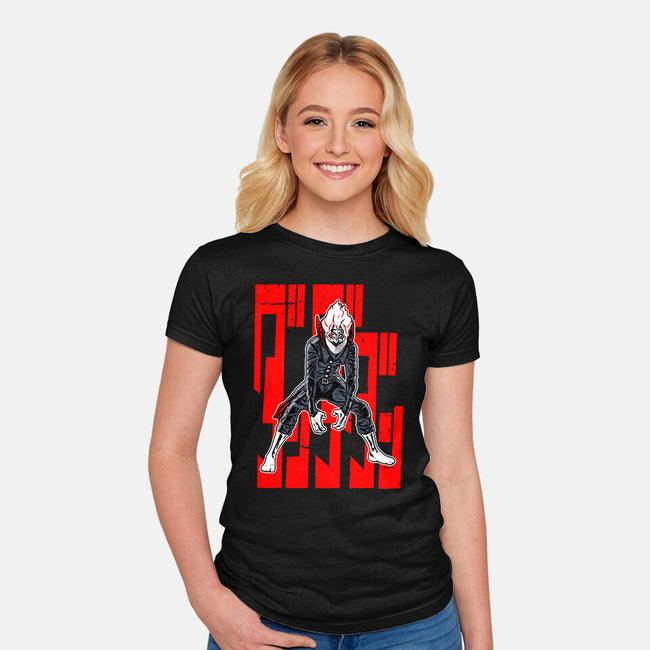 Occult Hero-Womens-Fitted-Tee-Andriu