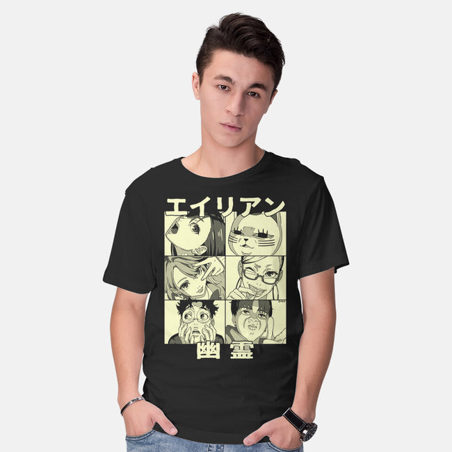 Aliens Ghosts-Mens-Basic-Tee-Andriu