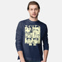 Aliens Ghosts-Mens-Long Sleeved-Tee-Andriu