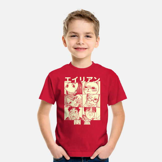 Aliens Ghosts-Youth-Basic-Tee-Andriu