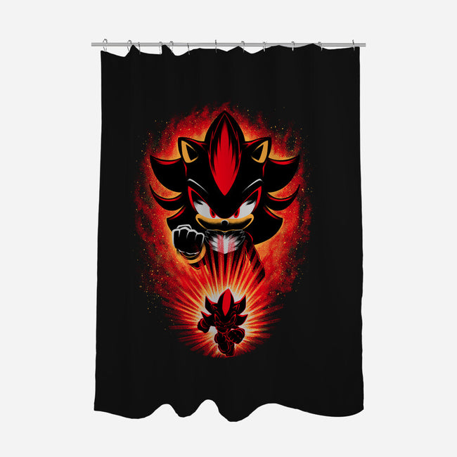 Shadow Of Chaos-None-Polyester-Shower Curtain-rmatix