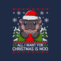 All I want For Christmas Is Moo-None-Matte-Poster-Vallina84