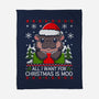 All I want For Christmas Is Moo-None-Fleece-Blanket-Vallina84