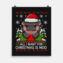 All I want For Christmas Is Moo-None-Matte-Poster-Vallina84