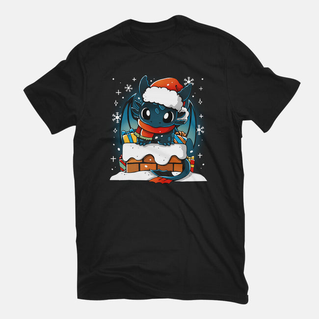 Dragon Santa Claus-Unisex-Basic-Tee-Vallina84