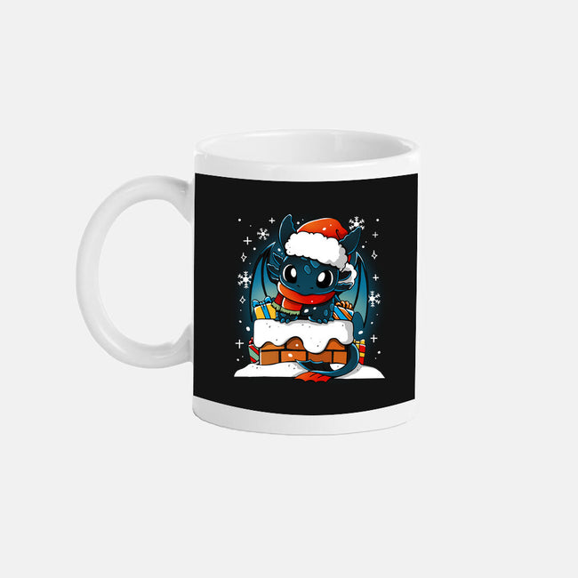 Dragon Santa Claus-None-Mug-Drinkware-Vallina84