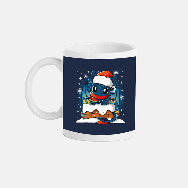 Dragon Santa Claus-None-Mug-Drinkware-Vallina84