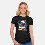 Dragon Santa Claus-Womens-Fitted-Tee-Vallina84