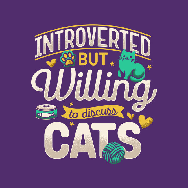 Introverted But Willing To Discuss Cats-Womens-Racerback-Tank-Herk Up Tees