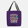 Introverted But Willing To Discuss Cats-None-Basic Tote-Bag-Herk Up Tees