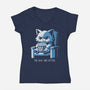 Sorry The Book Was Better-Womens-V-Neck-Tee-Herk Up Tees