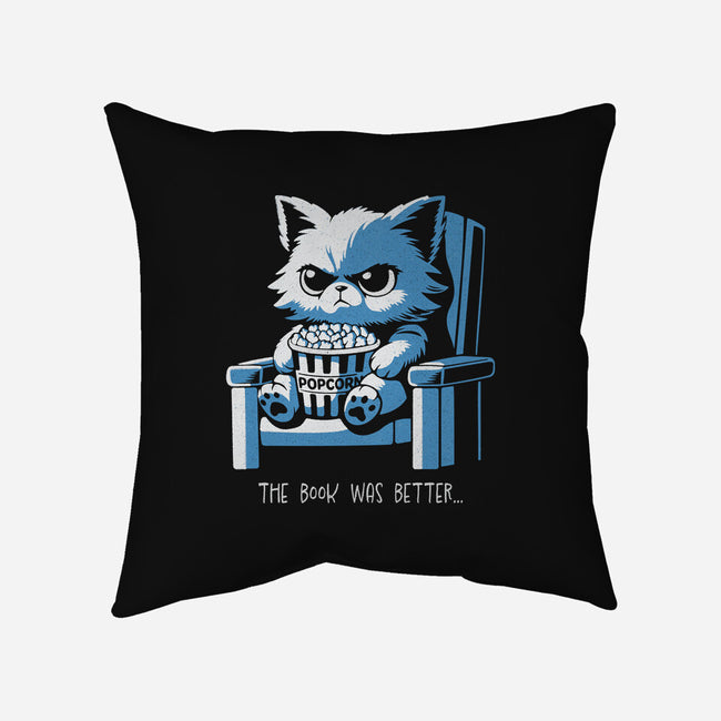 Sorry The Book Was Better-None-Removable Cover w Insert-Throw Pillow-Herk Up Tees