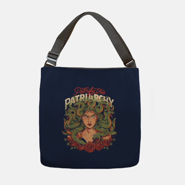 Petrify The Patriarchy-None-Adjustable Tote-Bag-eduely