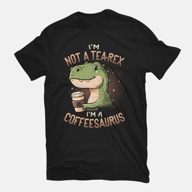 Coffeesaurus-Womens-Fitted-Tee-koalastudio