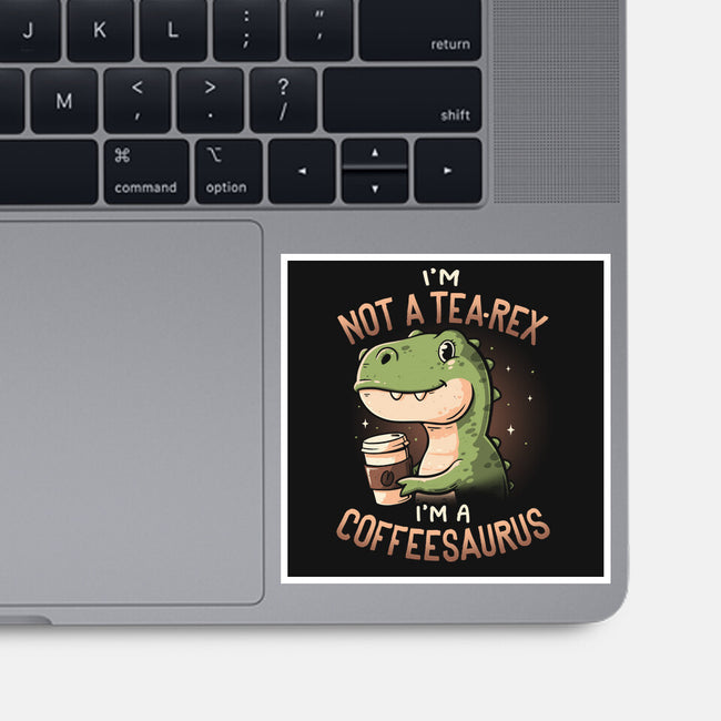 Coffeesaurus-None-Glossy-Sticker-koalastudio