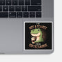 Coffeesaurus-None-Glossy-Sticker-koalastudio