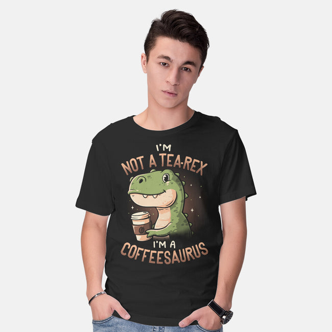 Coffeesaurus-Mens-Basic-Tee-koalastudio