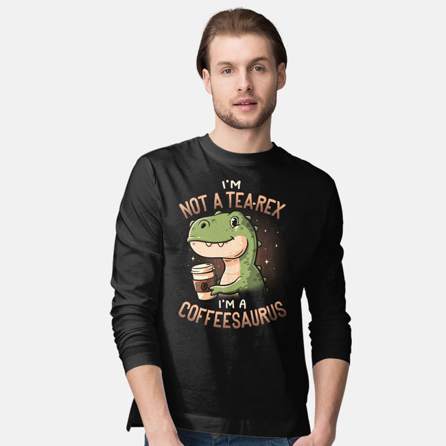 Coffeesaurus-Mens-Long Sleeved-Tee-koalastudio