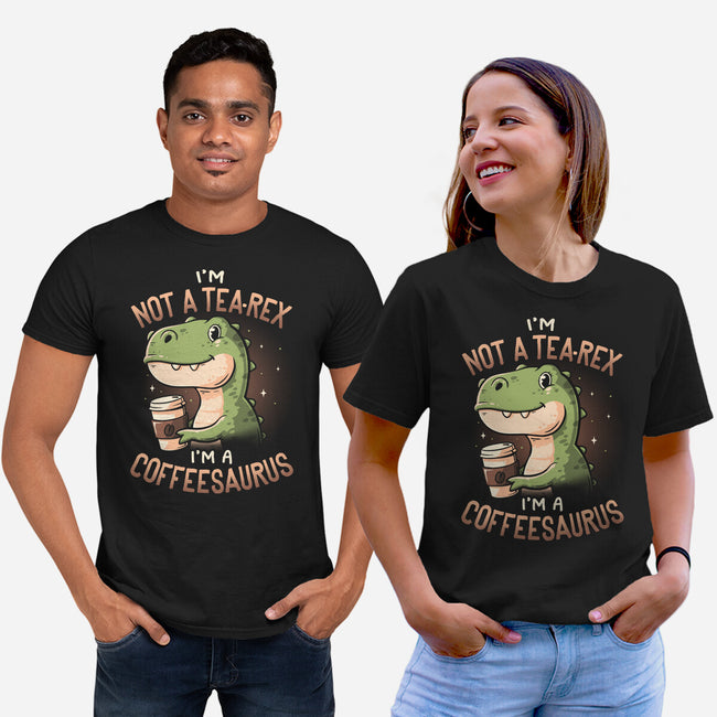 Coffeesaurus-Unisex-Basic-Tee-koalastudio