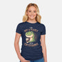 Coffeesaurus-Womens-Fitted-Tee-koalastudio