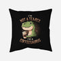 Coffeesaurus-None-Removable Cover w Insert-Throw Pillow-koalastudio