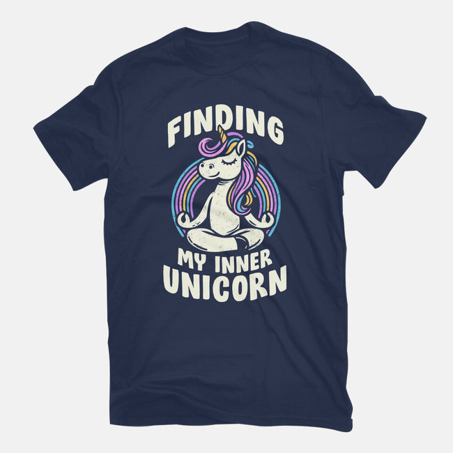 Finding My Inner Unicorn-Unisex-Basic-Tee-koalastudio