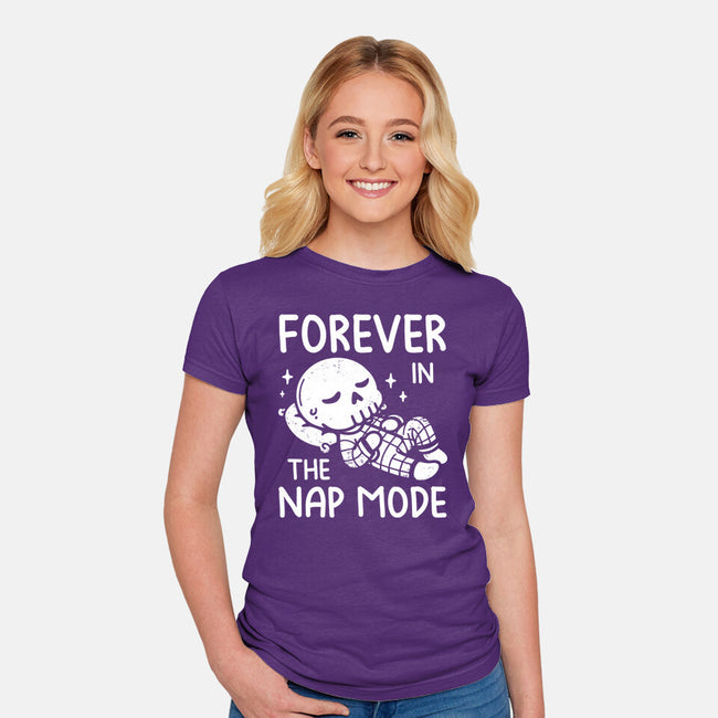 Forever In The Nap Mode-Womens-Fitted-Tee-koalastudio