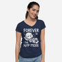 Forever In The Nap Mode-Womens-V-Neck-Tee-koalastudio